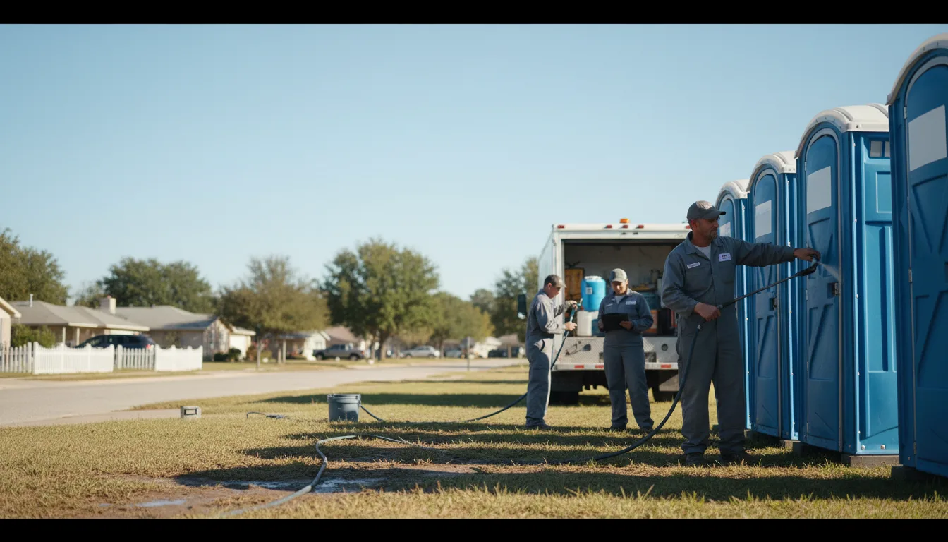 Long-Term Portable Toilet Rental in New Century, KS near me